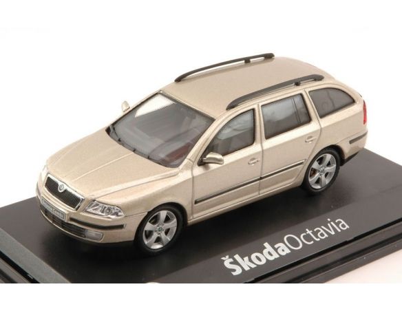 Abrex AB002Y SKODA OCTAVIA COMBI 2004 SAHARA BEIGE METALLIC 1:43 Modellino