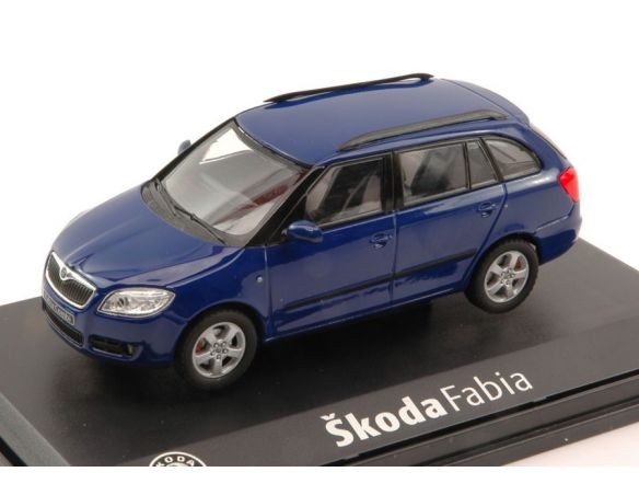 Abrex AB009L SKODA FABIA COMBI II 2007 BLUE DYNAMIC 1:43 Modellino