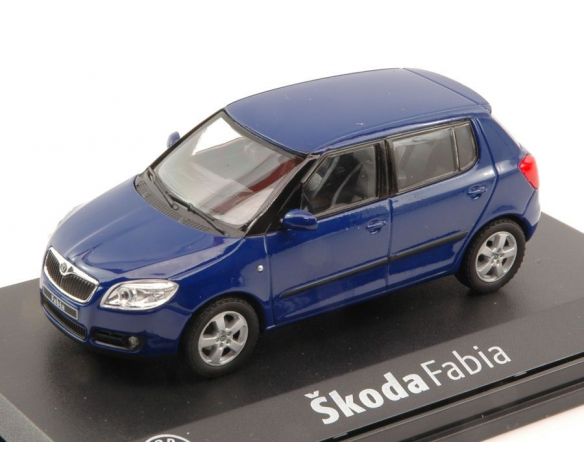 Abrex AB008L SKODA FABIA II 2007 BLUE DYNAMIC 1:43 Modellino