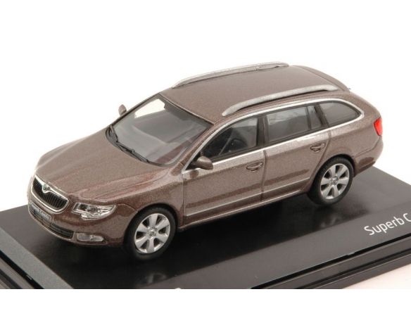 Abrex AB015JC SKODA SUPERB II COMBI 2009 PURPLE AMETYST METALLIC 1:43 Modellino
