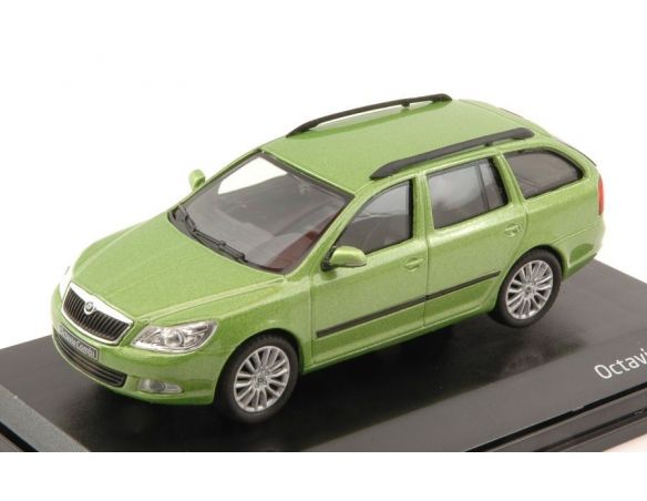 Abrex AB013QD SKODA OCTAVIA COMBI FACELIFT 2008 SPRING GREEN METALLIC 1:43 Modellino