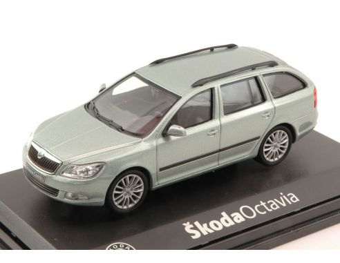 Abrex AB013HX SKODA OCTAVIA COMBI FACELIFT 2008 ARCTIC GREEN METALLIC 1:43 Modellino