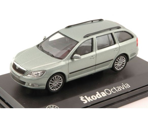 Abrex AB013HX SKODA OCTAVIA COMBI FACELIFT 2008 ARCTIC GREEN METALLIC 1:43 Modellino