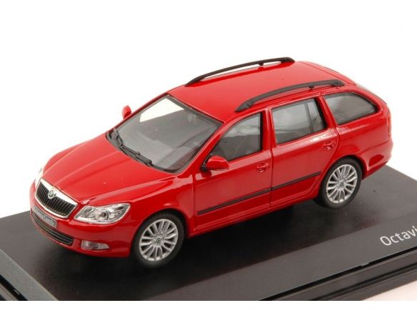 Abrex AB013B SKODA OCTAVIA COMBI (FACELIFT 2008) RED CORRIDA 1:43 Modellino