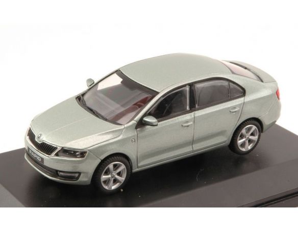 Abrex AB022HX SKODA RAPID 2012 ARCTIC GREEN METALLIC 1:43 Modellino