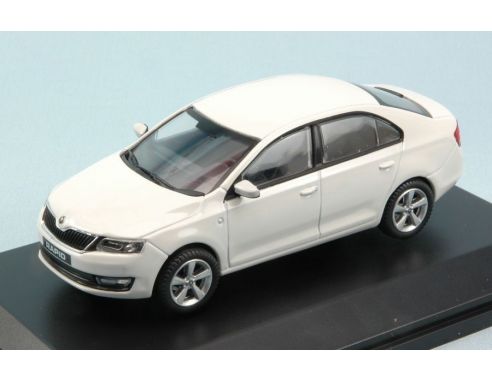 Abrex AB022E SKODA RAPID 2012 WHITE CANDY 1:43 Modellino