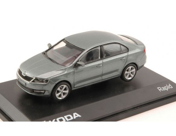 Abrex AB022CJ SKODA RAPID 2012 PLATIN GREY METALLIC 1:43 Modellino