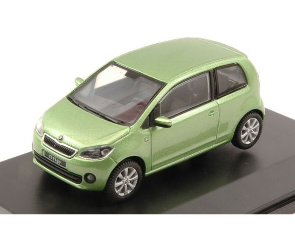 Abrex AB021QD SKODA CITIGO 3 DOORS 2011 SPRING GREEN METALLIC 1:43 Modellino