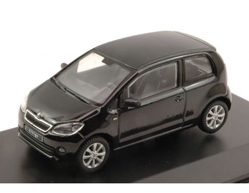 Abrex AB021DA SKODA CITIGO 3 DOORS 2011 DEEP BLACK METALLIC 1:43 Modellino