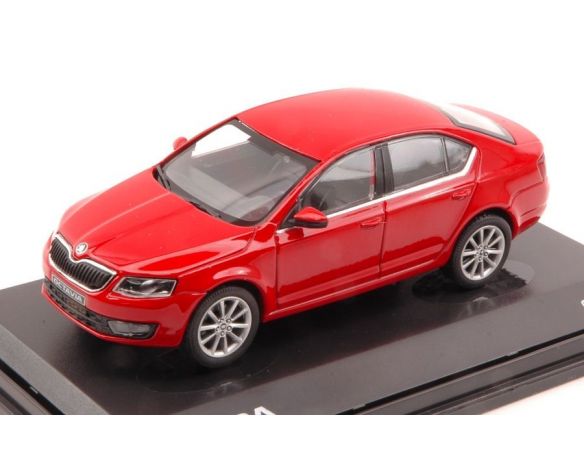 Abrex AB026B SKODA OCTAVIA III 2013 RED CORRIDA 1:43 Modellino