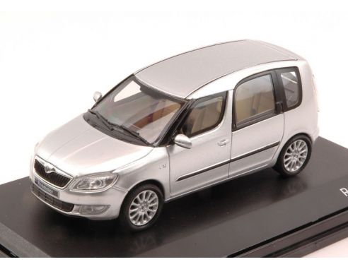 Abrex AB025AB SKODA ROOMSTER II 2012 SILVER BRILLANT METALLIC 1:43 Modellino
