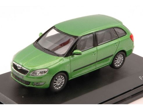 Abrex AB024QA SKODA FABIA II COMBI 2012 RALLYE GREEN METALLIC 1:43 Modellino