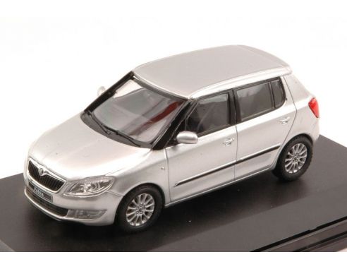 Abrex AB023AB SKODA FABIA II 2012 SILVER BRILLANT METALLIC 1:43 Modellino