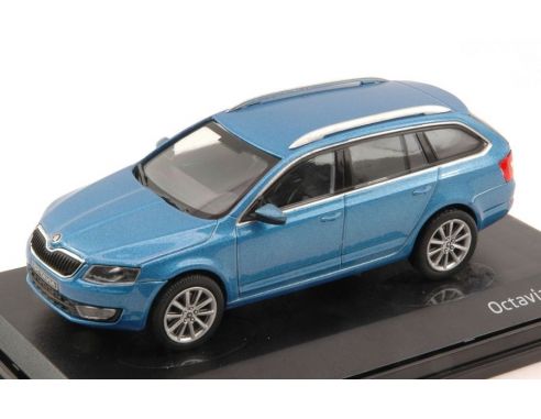 Abrex AB027KM SKODA OCTAVIA III COMBI 2013 DENIM BLUE METALLIC 1:43 Modellino