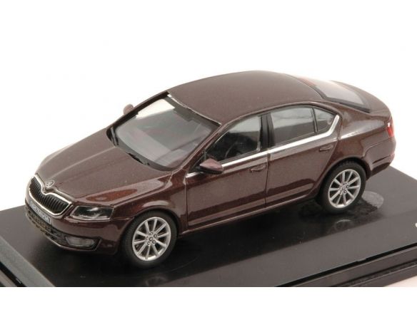 Abrex AB026YM SKODA OCTAVIA III 2013 TOPAZ BROWN METALLIC 1:43 Modellino