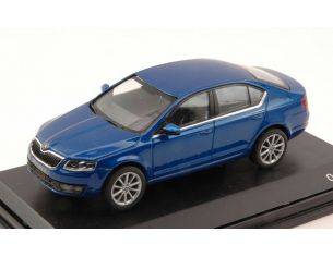 Abrex AB026KD SKODA OCTAVIA III 2013 BLUE RACE METALLIC 1:43 Modellino