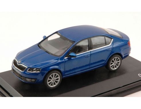 Abrex AB026KD SKODA OCTAVIA III 2013 BLUE RACE METALLIC 1:43 Modellino