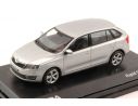 Abrex AB030AB SKODA RAPID SPACEBACK 2014 SILVER BRILLANT METALLIC 1:43 Modellino
