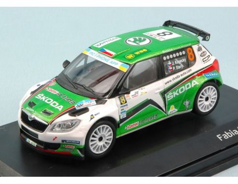 Abrex AB604E SKODA FABIA S2000 N.8 4th PRIME YALTA RALLY 2011 J.KOPECKY-P.STARY 1:43 Modellino