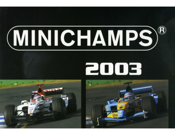 Minichamps PMCATPOST2 POSTER AUTO F1 2003 cm 80x60 Modellino