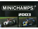 Minichamps PMCATPOST2 POSTER AUTO F1 2003 cm 80x60 Modellino