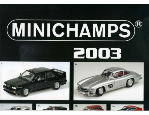 Minichamps PMCATPOST1 POSTER AUTO 2003 cm 80x60 Modellino