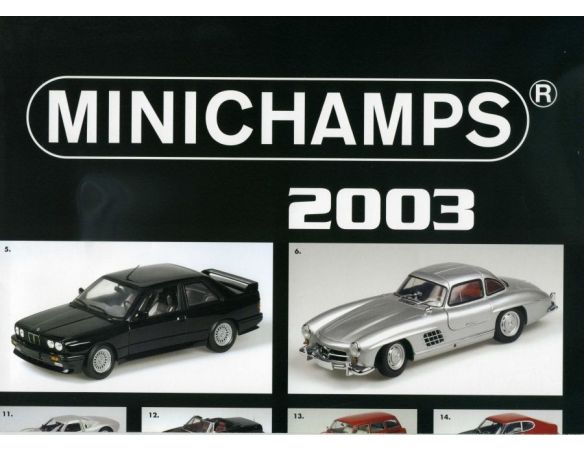 Minichamps PMCATPOST1 POSTER AUTO 2003 cm 80x60 Modellino
