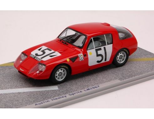 Bizzare BZ125 AUSTIN HEALEY SPRITE N.51 15th LM 1967 C.BAKER-A.HEDGES 1:43 Modellino