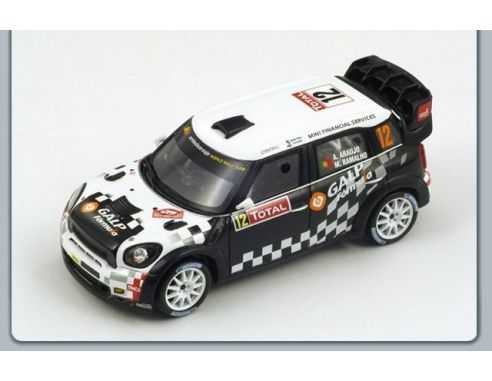Spark Model S3351 MINI JOHN COOPER WORKS N.12 10th MONTE CARLO 2012 ARAUJO-RAMALHO 1:43 Modellino