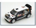 Spark Model S3351 MINI JOHN COOPER WORKS N.12 10th MONTE CARLO 2012 ARAUJO-RAMALHO 1:43 Modellino