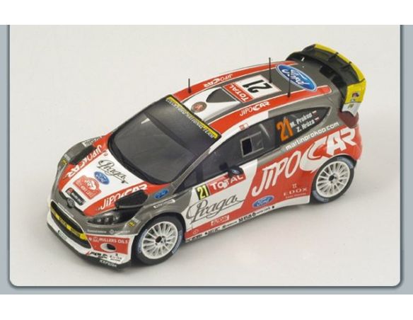 Spark Model S3346 FORD FIESTA RS N.21 9th MONTE CARLO 2012 PROKOP-HRUZA 1:43 Modellino