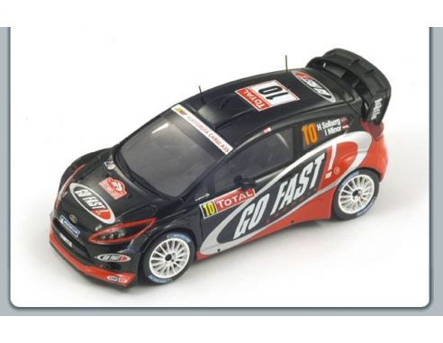 Spark Model S3345 FORD FIESTA RS N.10 13th MONTE CARLO 2012 SOLBERG-MINOR 1:43 Modellino