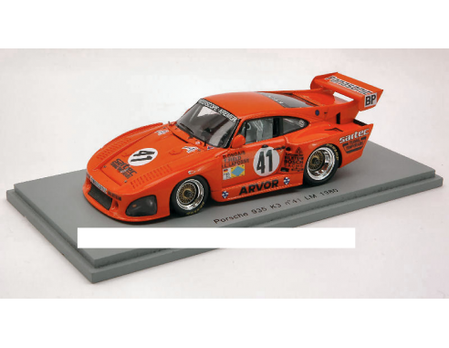 Spark Model S2054 PORSCHE 935 K 3 N.41 DNF LM 1980 FIELD-ONGAIS-LAFOSSE 1:43 Modellino