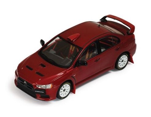 Ixo model MOC114 MITSUBISHI LANCER EVO X 2007 GRUPPO N WRC RALLY EDITION RED 1:43 Modellino
