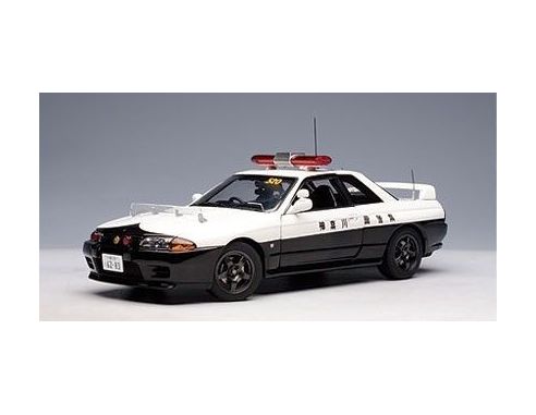 Auto Art Gateway Nissan Skyline Gtr R32 1 18 Police Modellino