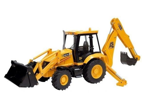 Joal JL0299 PALA RETRO JCB 3 CX CONTREMOUNT 1:25 Modellino