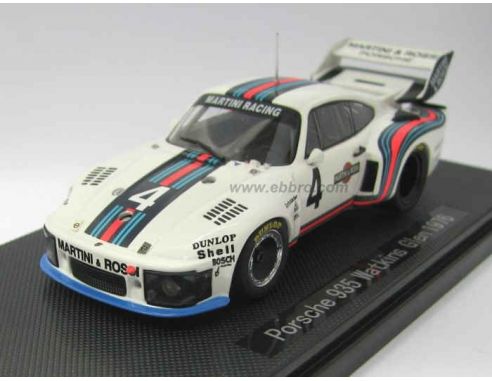 Ebbro EB43769 PORSCHE 935 N.4 WINNER WATKINS GLEN 1976 R.STOMMELEN-M.SCHURTI 1:43 Modellino