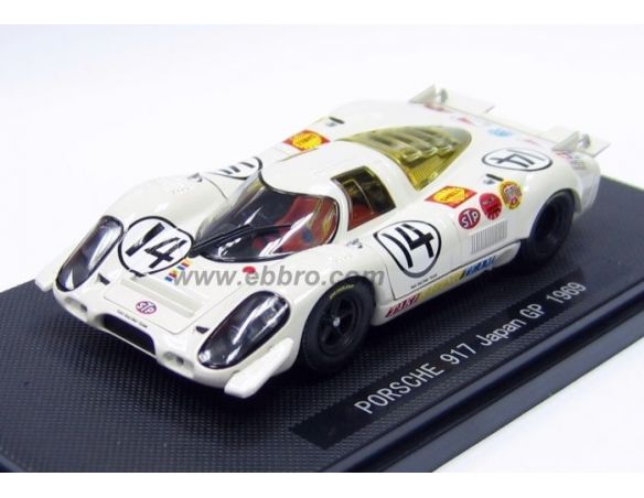 Ebbro EB43748 PORSCHE 917 N.14 6th JAPAN GP 1969 J.SIFFERT-D.PIPER 1:43 Modellino