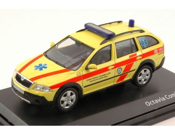 Abrex AB011XF SKODA OCTAVIA COMBI SCOUT CZ RESCUE 1:43 Modellino