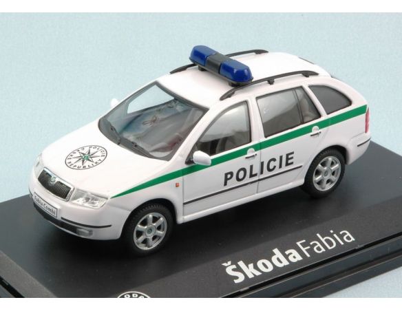 Abrex AB004XA SKODA FABIA COMBI POLICIE 1:43 Modellino