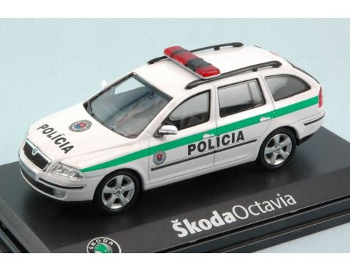 Abrex AB002XF SKODA OCTAVIA COMBI 2004 POLICIA SK 1:43 Modellino