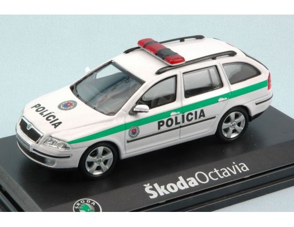 Abrex AB002XF SKODA OCTAVIA COMBI 2004 POLICIA SK 1:43 Modellino