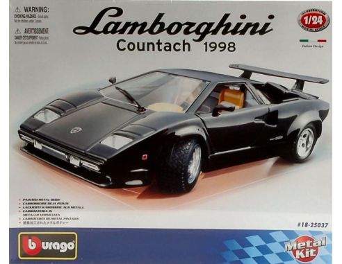 Bburago BU25037 LAMBORGHINI COUNTACH 1998 KIT 1:24 Modellino