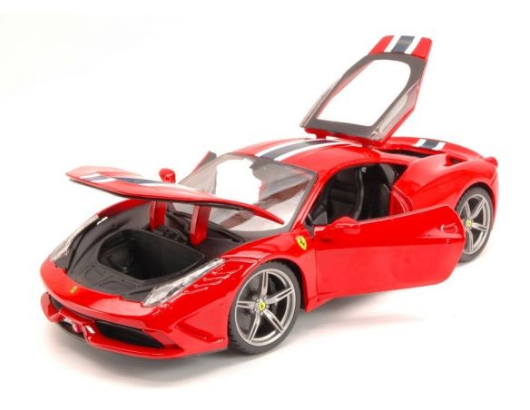 BBURAGO BU16002R FERRARI 458 SPECIALE 2014 RED 1:18 Modellino