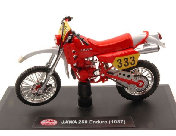 Abrex ABM003 JAWA 250 ENDURO N.333 1987 1:18 Modellino