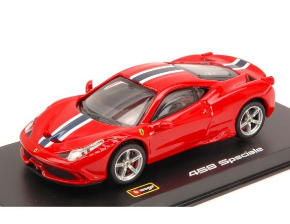 BBURAGO BU36901R FERRARI 458 SPECIALE 2014 RED SIGNATURE 1:43 Modellino
