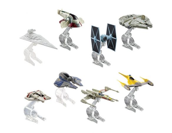 Hot Wheels HWCGW52 STAR WARS NAVICELLE SPAZIALI BLISTER 7 ASS. Modellino