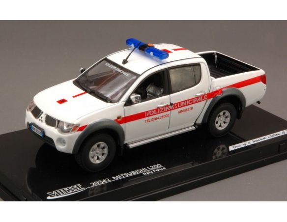Vitesse VE29342 MITSUBISHI L200 POLIZIA MUNICIPALE GROSSETO 1:43 Modellino