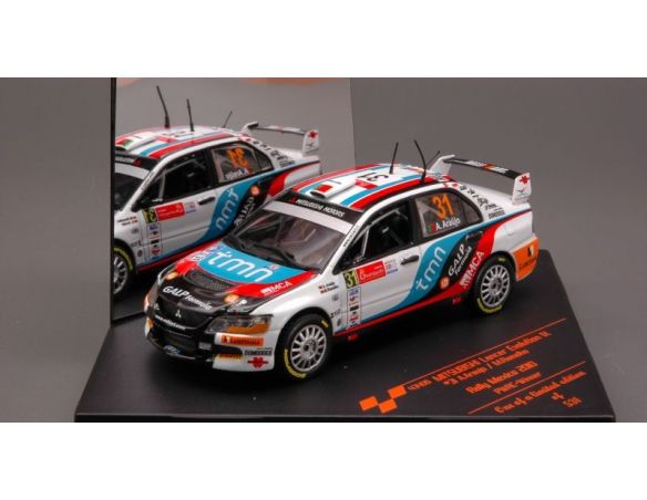 Vitesse VE43406 MITSUBISHI LANCER EVO IX N.31 10th MEXICO 2010 A.ARAUJO-M.RAMALHO 1:43 Modellino