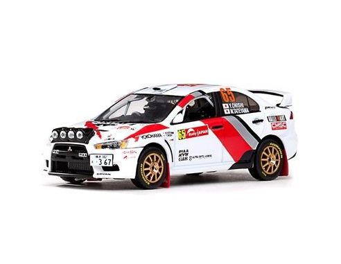 Vitesse VE43443 MITSUBISHI LANCER EVO X N.65 21th JAPAN RALLY 2010 ONISHI-TATEYAMA 1:43 Modellino